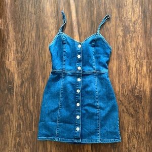 Zara Denim Short Dress